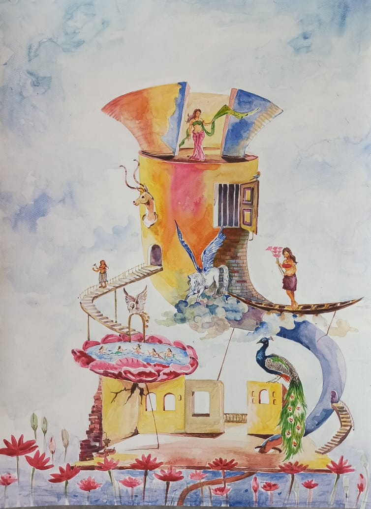 Lotus Pond (₹ 67,000.00)