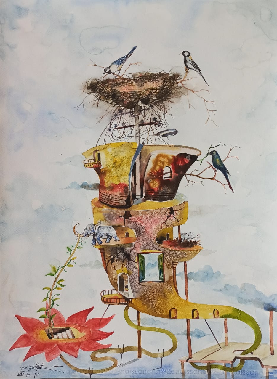 Lotus Pond (₹ 67,000.00)