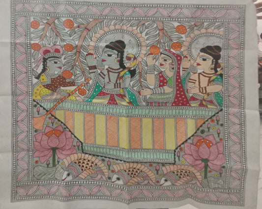 Kevata, devoted boatman in the Ramayana who ferried Lord Rama, Sita, and Lakshman across the Ganga River