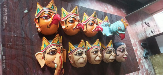 Characters of Majhuli Mask...