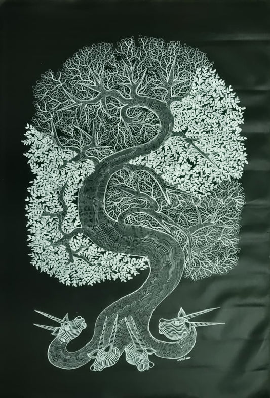 Deers Under the Tree