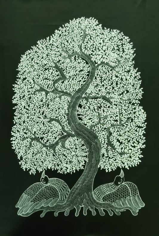 Birds Under the Tree